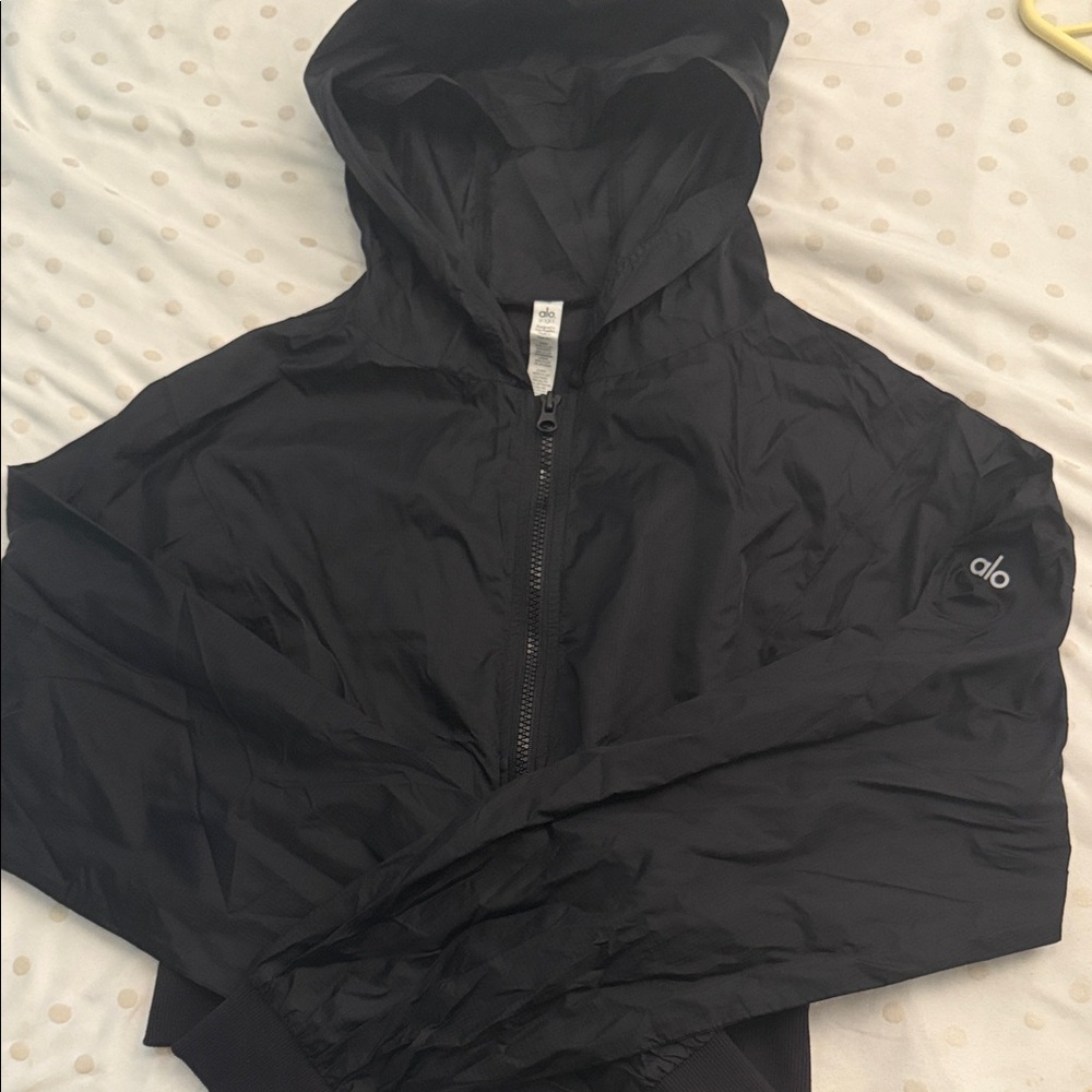 Alo Black Hooded Jacket